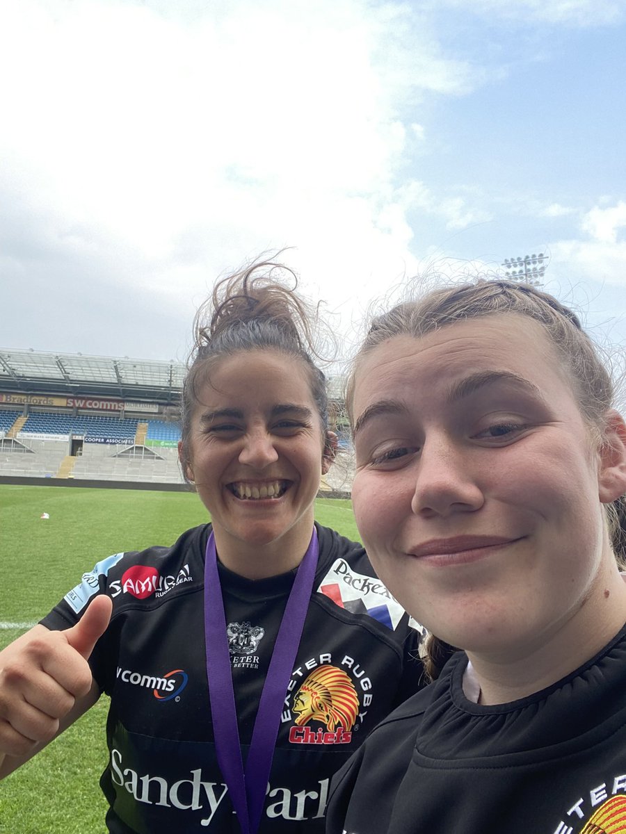 JuleeWilliams's tweet photo. @PGR_RUGBY massive Thankyou for inspiring my Reese this season when she got selected for Exeter Chiefs Woman’s Academy - she absolutely looks up to you and is gutted you’ve retired! Good luck for the future and THANKYOU XX https://t.co/7X4jR9hGvN
