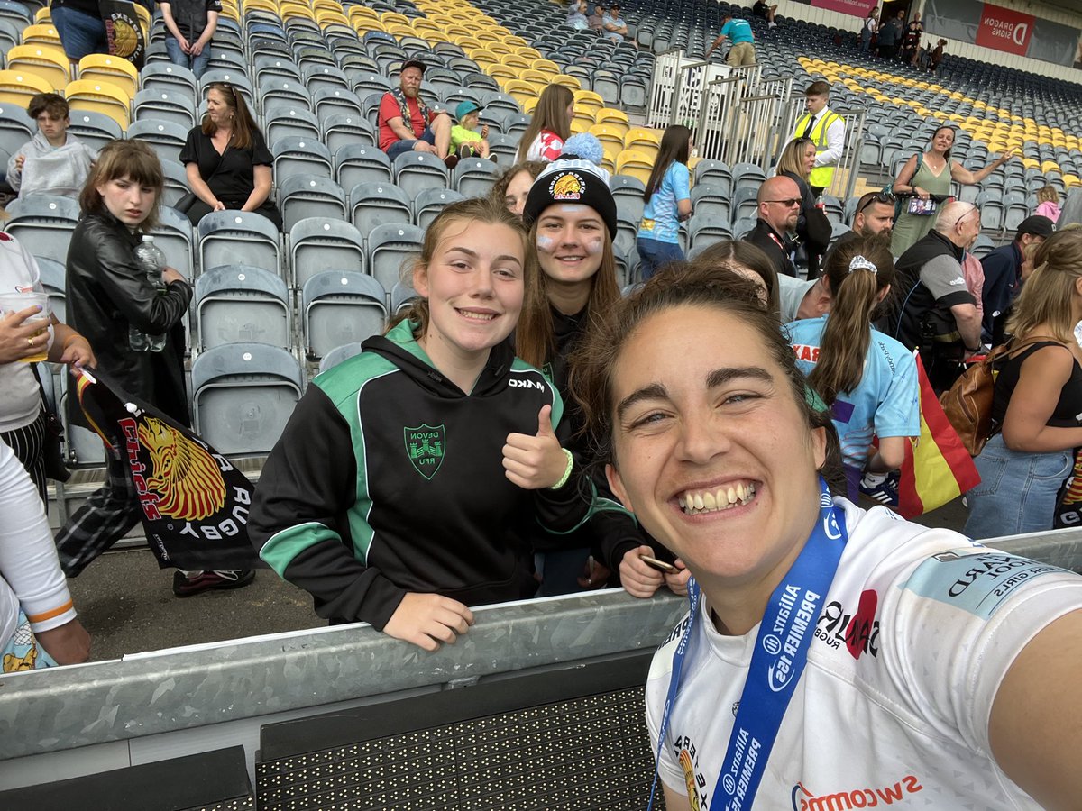 JuleeWilliams's tweet photo. @PGR_RUGBY massive Thankyou for inspiring my Reese this season when she got selected for Exeter Chiefs Woman’s Academy - she absolutely looks up to you and is gutted you’ve retired! Good luck for the future and THANKYOU XX https://t.co/7X4jR9hGvN