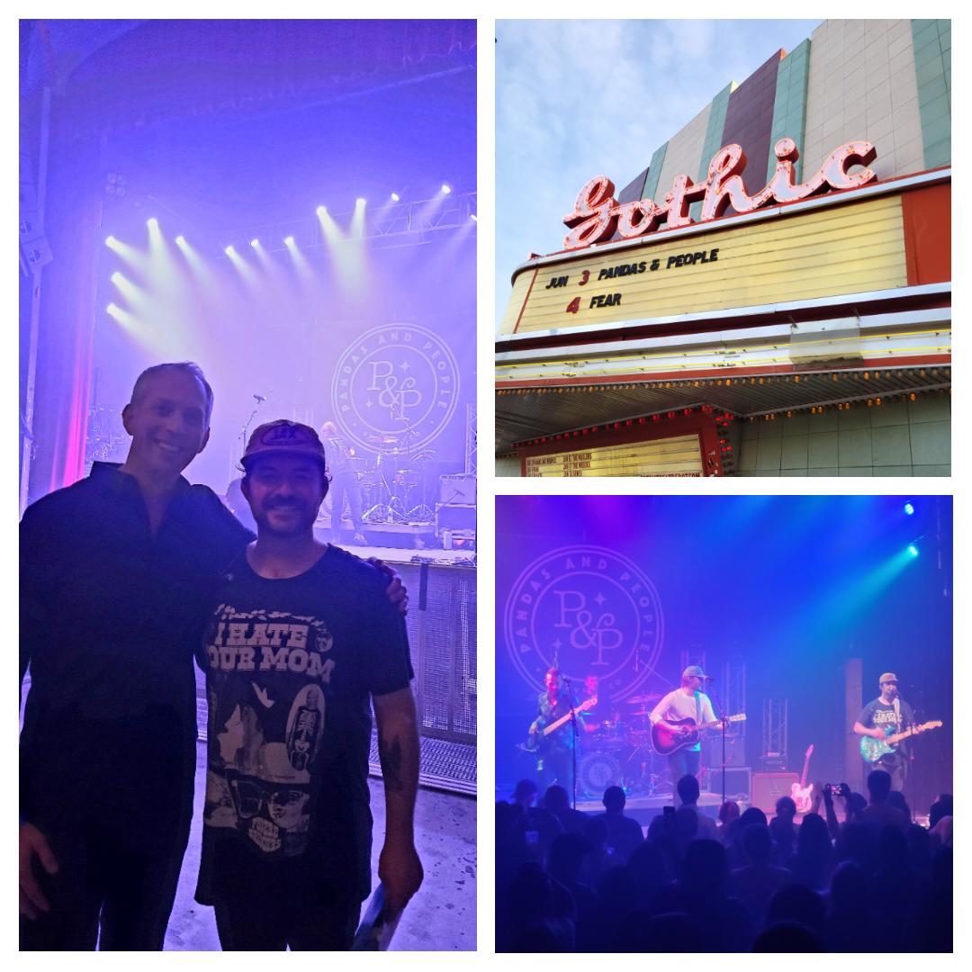 Two "Ands" at one time as <a href="/The_JohnGarrett/">John Garrett</a> got to go to a <a href="/pandasandpeeps/">Pandas & People</a> #concert and saw lead guitarist <a href="/forloveofivy/">zebra pinstripe</a>... what a fun night at <a href="/gothictheatre/">Gothic Theatre</a>!