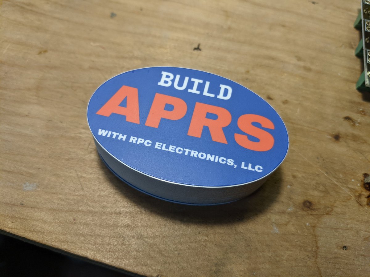 New #stickers from <a href="/stickermule/">Sticker Mule</a> #build #aprs #amateurradio #hamradio <a href="/RPCElectronics/">RPC Electronics, LLC</a>