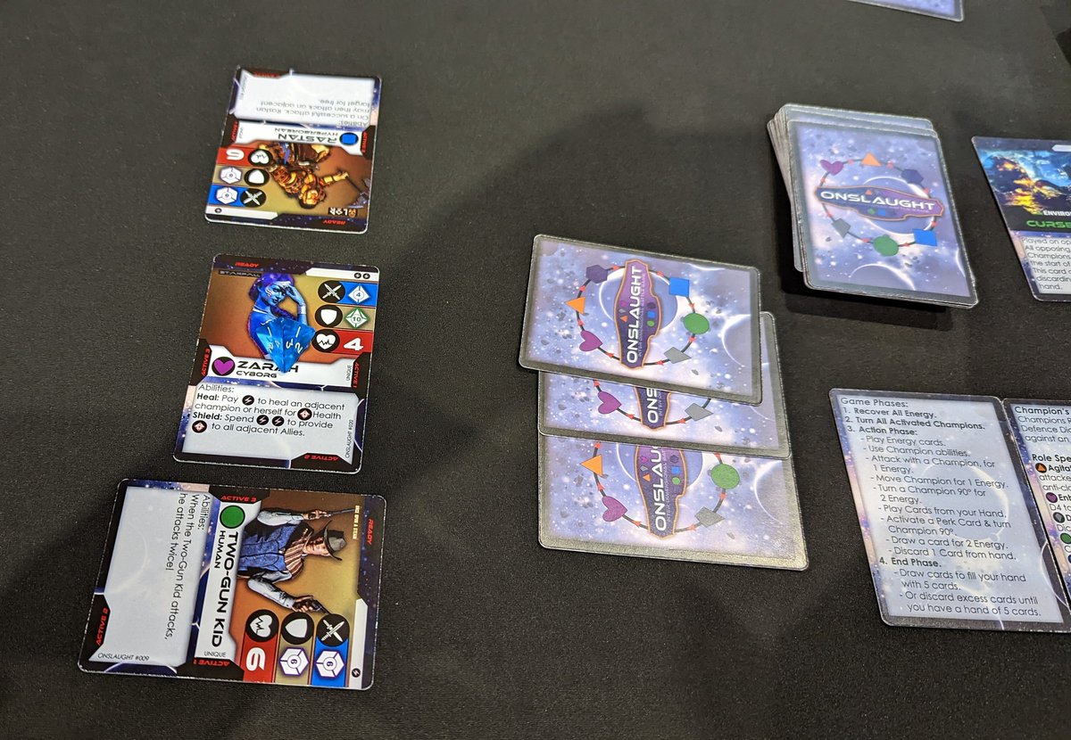 duck_star's tweet photo. Had fun time at #ukgamesexpo. Nice to see it back in full swing. Played some great games, best one of the weekend though #peruke from @OriginalPeruke Really liked new deck builder called Onslaught from @GMDOnline It got me parting with my money. 👍 Liked Patient Zero as well. https://t.co/q0hYAFKyve