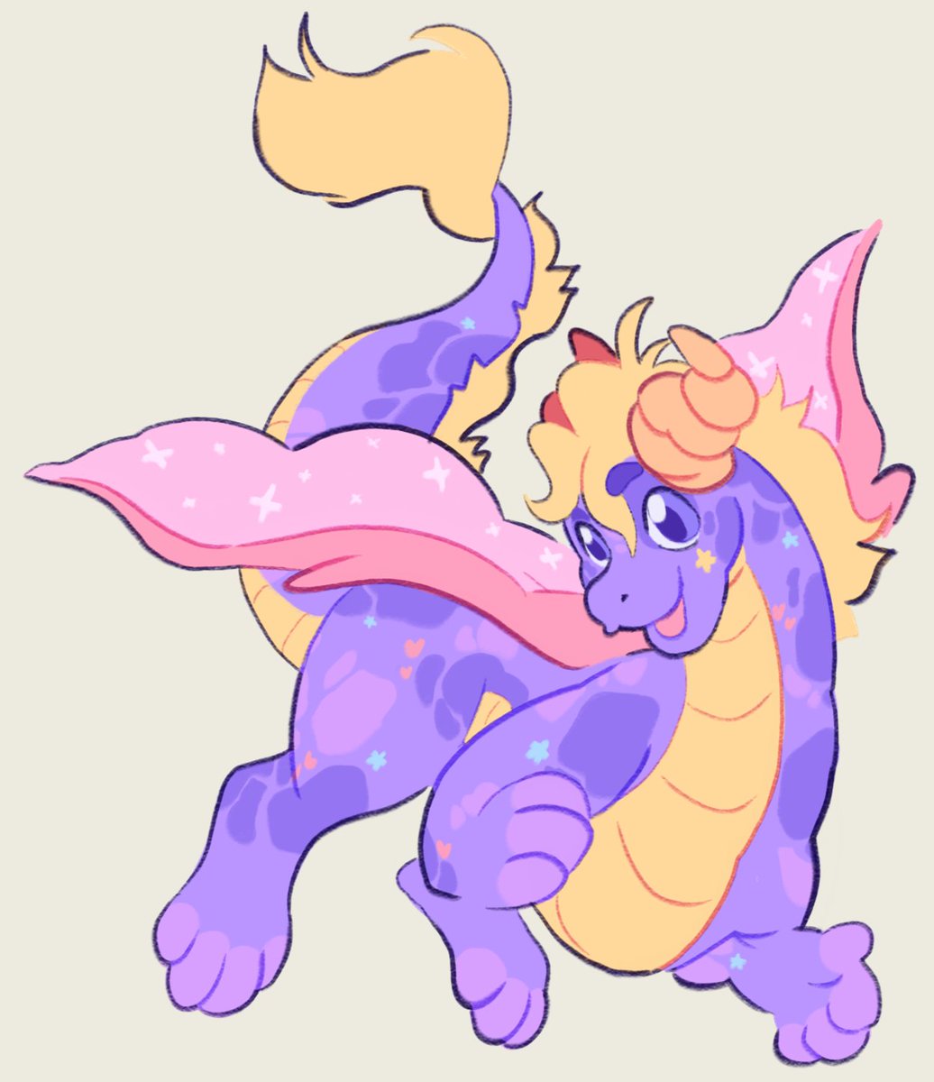 AbbadooO2's tweet photo. SPARKLY PURPLE DRAGON 💜💙✨️@leapinglambs https://t.co/MNRdBzX5f6