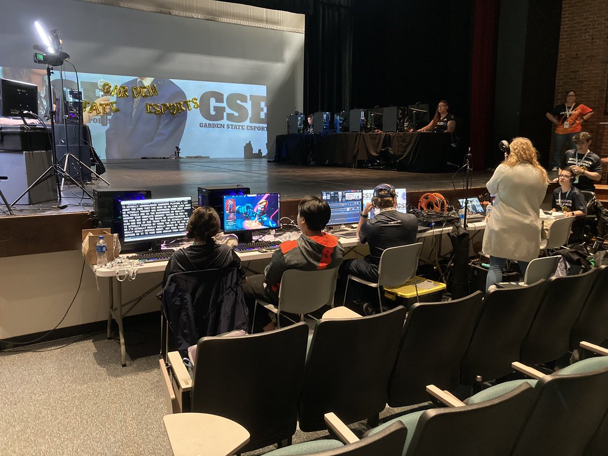 TSDesportsNJ's tweet photo. The prep work begins for our match in just 40 minutes! @Tabschools #esportsedu #njed https://t.co/M8HNERTnfE