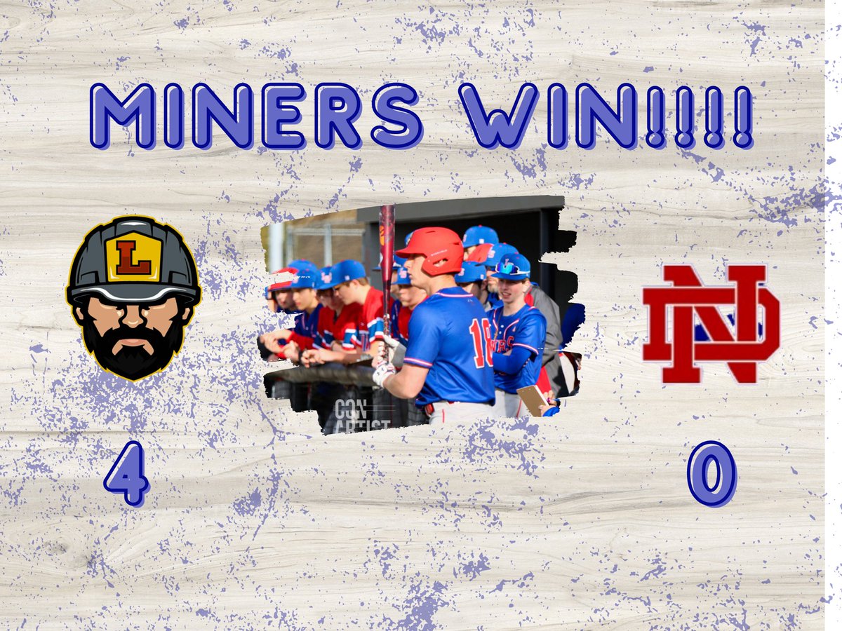 LintonBaseball's tweet photo. 🚨 “ELITE 8” BOUND!! 🚨
The Miners will play in tonight’s Regional Championship game at 7:00 EST (6:00 CST). We will play the winner of Providence and Forest Park. #MinerNation, LET’S PACK BOSS FIELD WITH RED AND BLUE!!!! #BartStrong #SurviveAndAdvance @Rick_Sports10 @pughgrant https://t.co/pd77kjYkv1