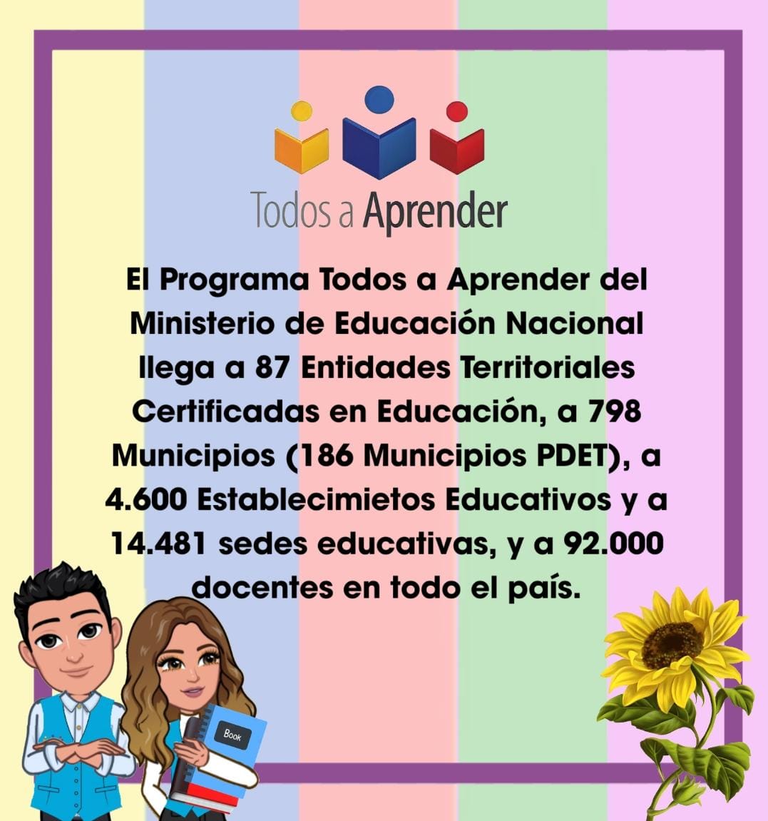 pasecoa's tweet photo. @petrogustavo @FranciaMarquezM la comunidad #PTA solicita el pronunciamiento acerca de la continuidad del Programa Todos a Aprender, proyectándolo con las propuestas y estrategias del Gobierno para la educación preescolar básica y media oficial.#PTAContinúa  #PTASefortalece https://t.co/DWes5iU1v9