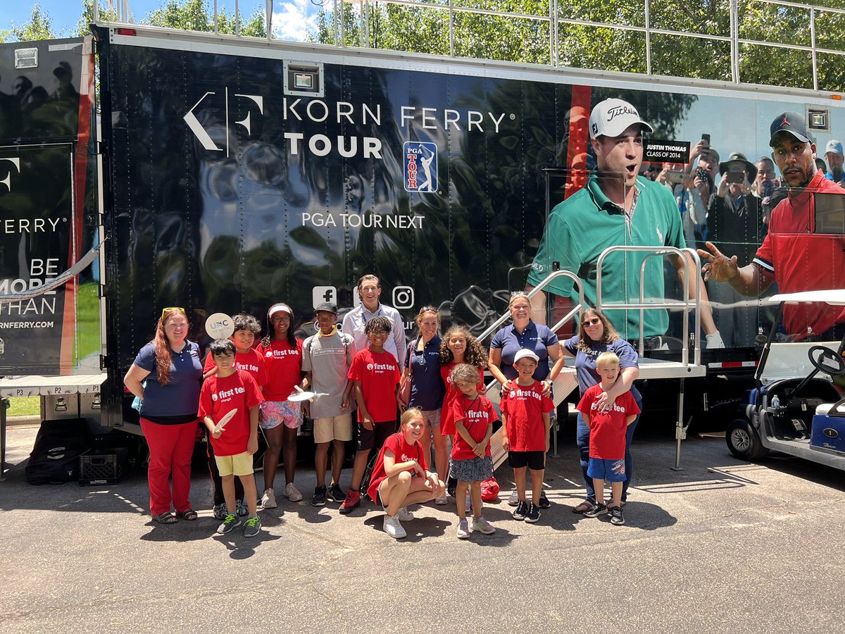 truckkarma's tweet photo. @FTTriangle came by for a Tour today!! Great to show the kids our operation and leave them with some Truck swag! @RexHospitalOpen @kornferrytour #growthegame https://t.co/2zMwzq60SZ