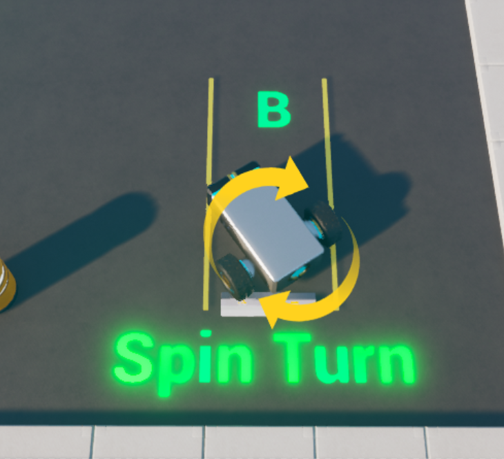 cleverlike's tweet photo. In a Spin Turn, both wheels are spinning in opposite directions for a nice tight circle.
Join our FREE Robotics Bootcamp for Educators, Sat. June 11th! https://t.co/rFkooCsgnD

#UERobotTips 
@mr_isaacs @UnrealEngine https://t.co/0SY5FcdI6a
