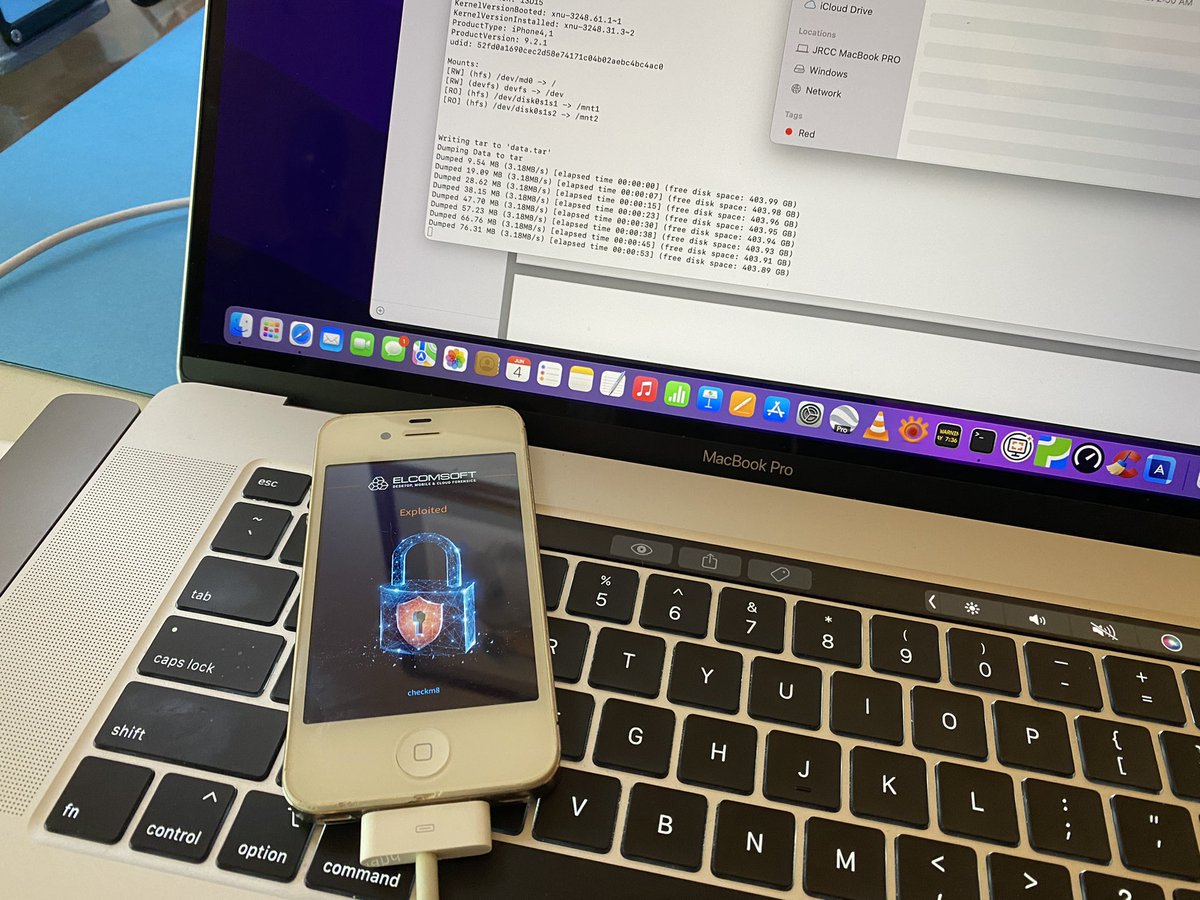 Finally received the components for my Raspberry Pi Pico setup to run the #CheckM8 exploit on an iPhone 4S. Thanks again <a href="/ElcomSoft/">ElcomSoft</a> for iOS Toolkit 8 Beta 7. Worked like a charm, keep up the awesome releases!!!🤓