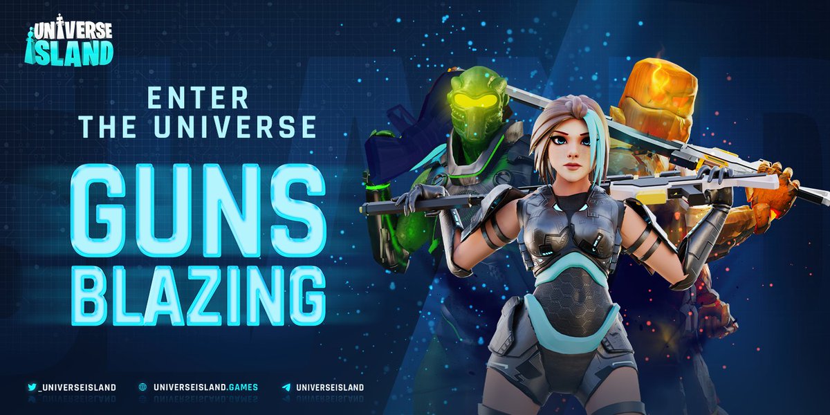 _UNIVERSEISLAND's tweet photo. It's a new day to play! 🔫

Select your guns and chase the $UIM tokens! 💰

Get special recognition as a token holder in game and enjoy no extra fees on UIM with staking. ➡️  https://t.co/zxlcUbuaKZ

DOWNLOAD THE BETA NOW ⬇️
https://t.co/7PmfULeWl6
https://t.co/5iVh25ySSw

#P2E https://t.co/ZJ5pASOB7K