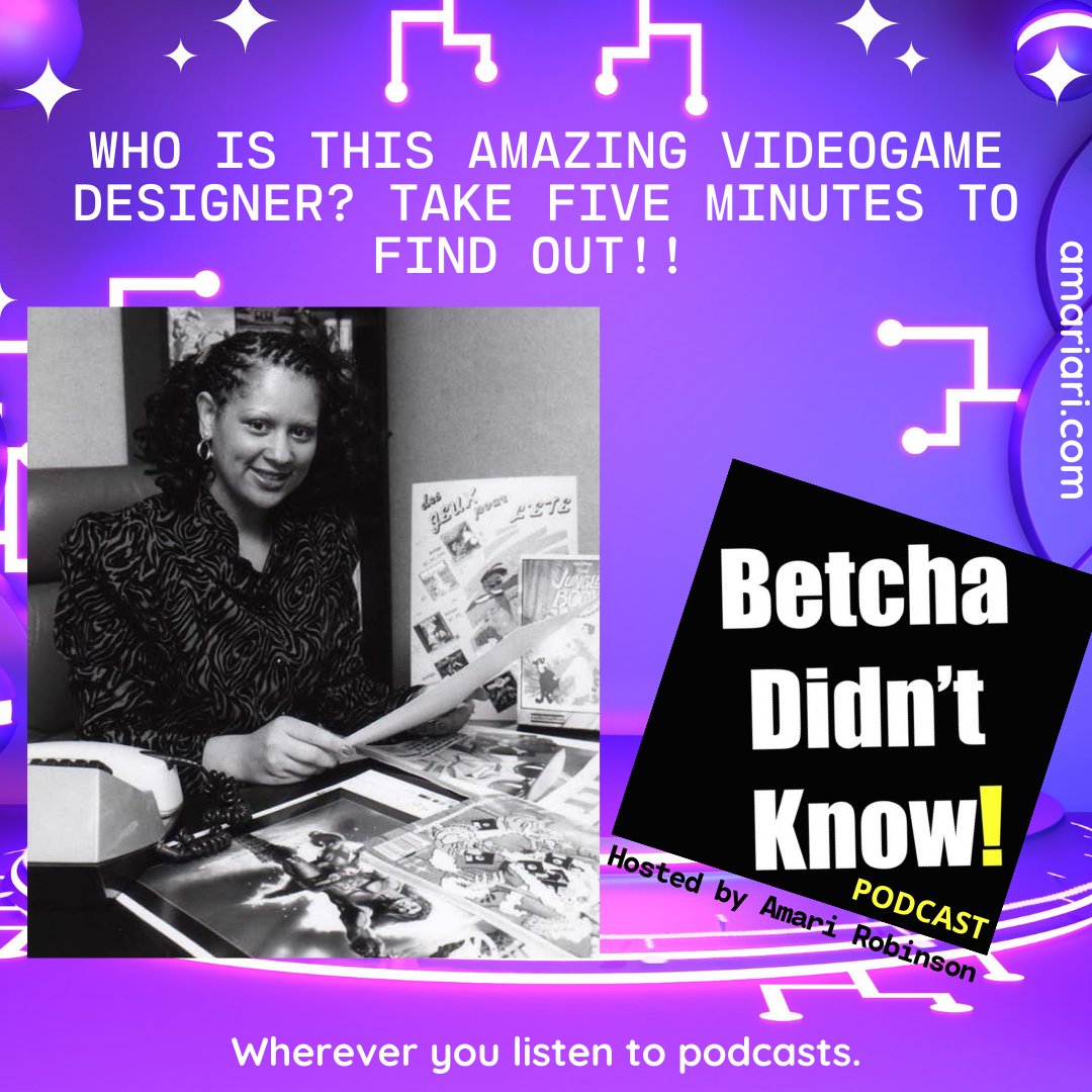 If you like video games, check out this episode! I'm SURE you will learn something new!! 

#blackgirlentrepreneur #blackdesigners #blackgirldesigner #blackgirlmagic #blackownedbusiness #blackexcellence #blackwomen #blackgirlscode #blackpodcaster #casting #webdmg