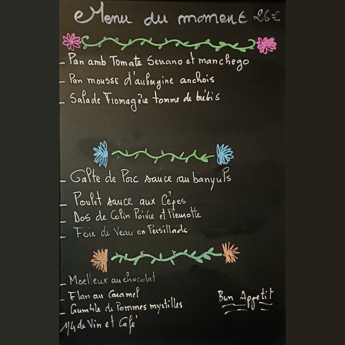 trabucayres's tweet photo. A l'occasion du week-end de Pentecôte, venez déguster nos plats dans un menu spécial à 26 € et notre carte du moment !
#trabucayres #vallespir #restaurant #lasillas #maureillas #cuisine #ceret #vallespirtourisme #pyreneesorientales #payscatalan #decouverte https://t.co/SIdOgCANl5