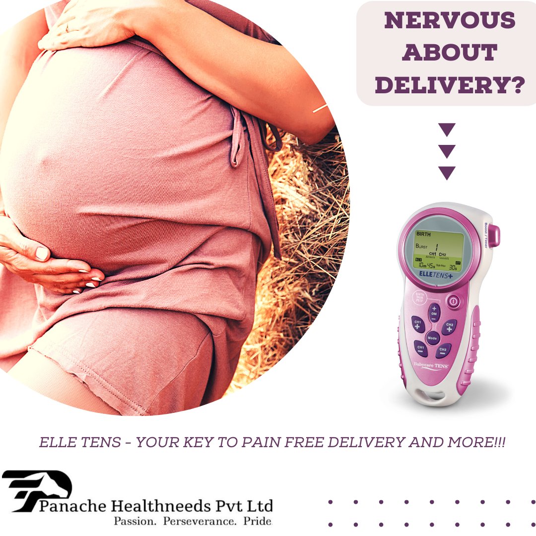 panachehealth's tweet photo. Some studies show that high level of stress in pregnancy may cause certain problems in babies during their #childhood like having trouble paying attention or being afraid. Eliminate the fear of delivery by using ELLE TENS.
#ninthmonth #maternityphotography #indianmother #waiting https://t.co/1B7QOfvLpB