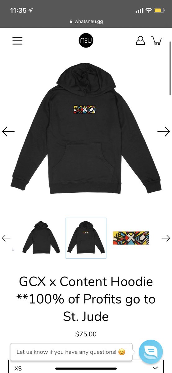 ContentMerch's tweet photo. THE GCX x CONTENT HOODIE IS LIVE!! 

All profits will be donated to St Jude! 

Content will also have a booth @GCXEvent where we will have some hoodies at there as well! 

Been working on this for months

https://t.co/2QitxaE6hr https://t.co/lZAXrhH5uG