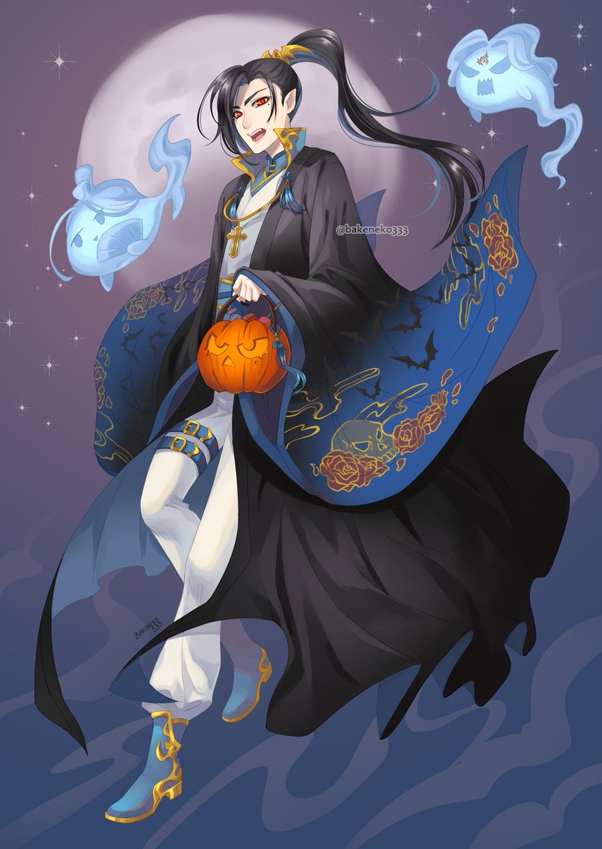 bakeneko333's tweet photo. 🎃 2021 Halloween collab 🎃
Vampire Liu Qingge
#LatinCollabMXTX
#Liuqingge #ScumVillainSelfSavingSystem #人渣反派自救系统 https://t.co/U3bd56i78z