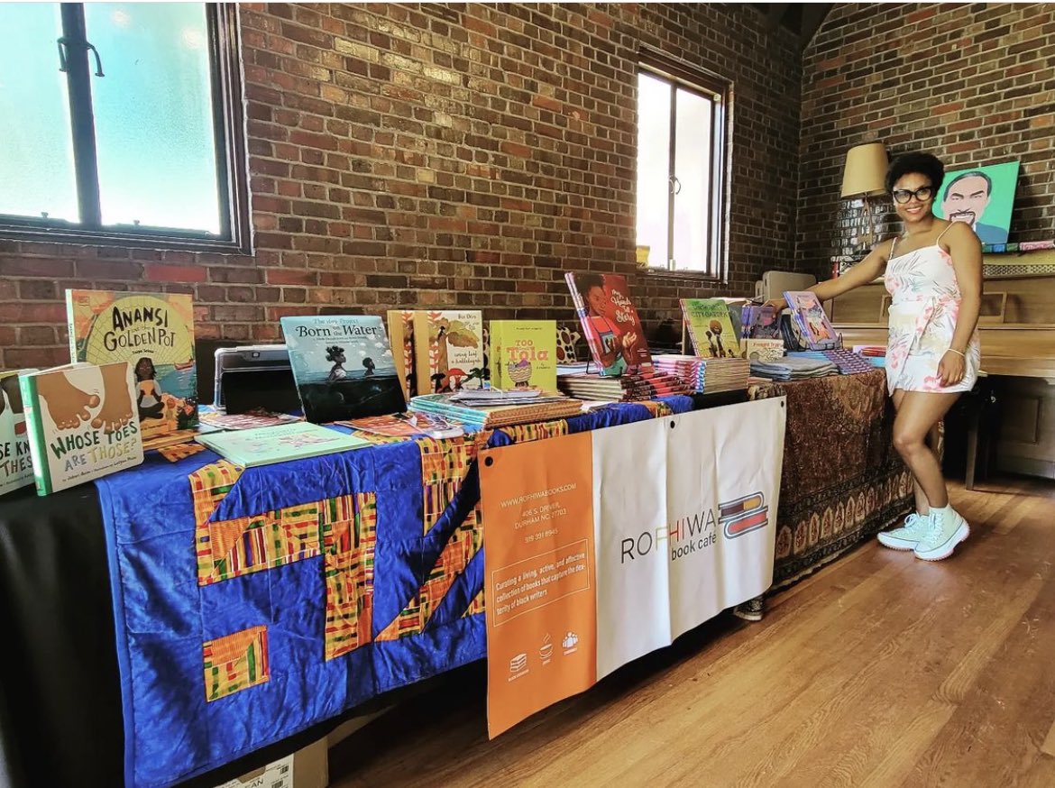 Pop-up at <a href="/northstardurham/">NorthStar</a> today! Celebrating children's literature with <a href="/piercefreelon/">Pierce Freelon</a> and @kelstarly