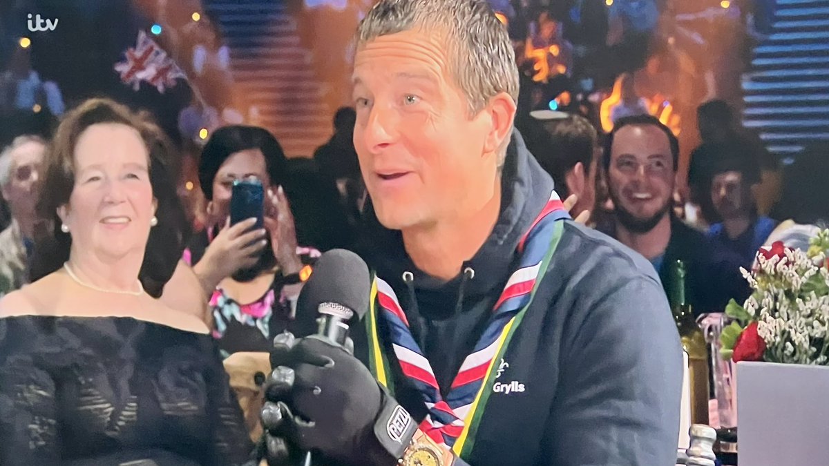 Congratulations to one of our volunteers Dan, who received an award from <a href="/BearGrylls/">Bear Grylls OBE</a> on ITV tonight for the fantastic work he does with <a href="/UKContingent/">UK Contingent 🇬🇧⚜️</a>, <a href="/38thscouts/">38th Rossendale</a>, <a href="/BowleyCS/">Bowley Campsite</a> and <a href="/scouts/">Scouts</a>! Well done!