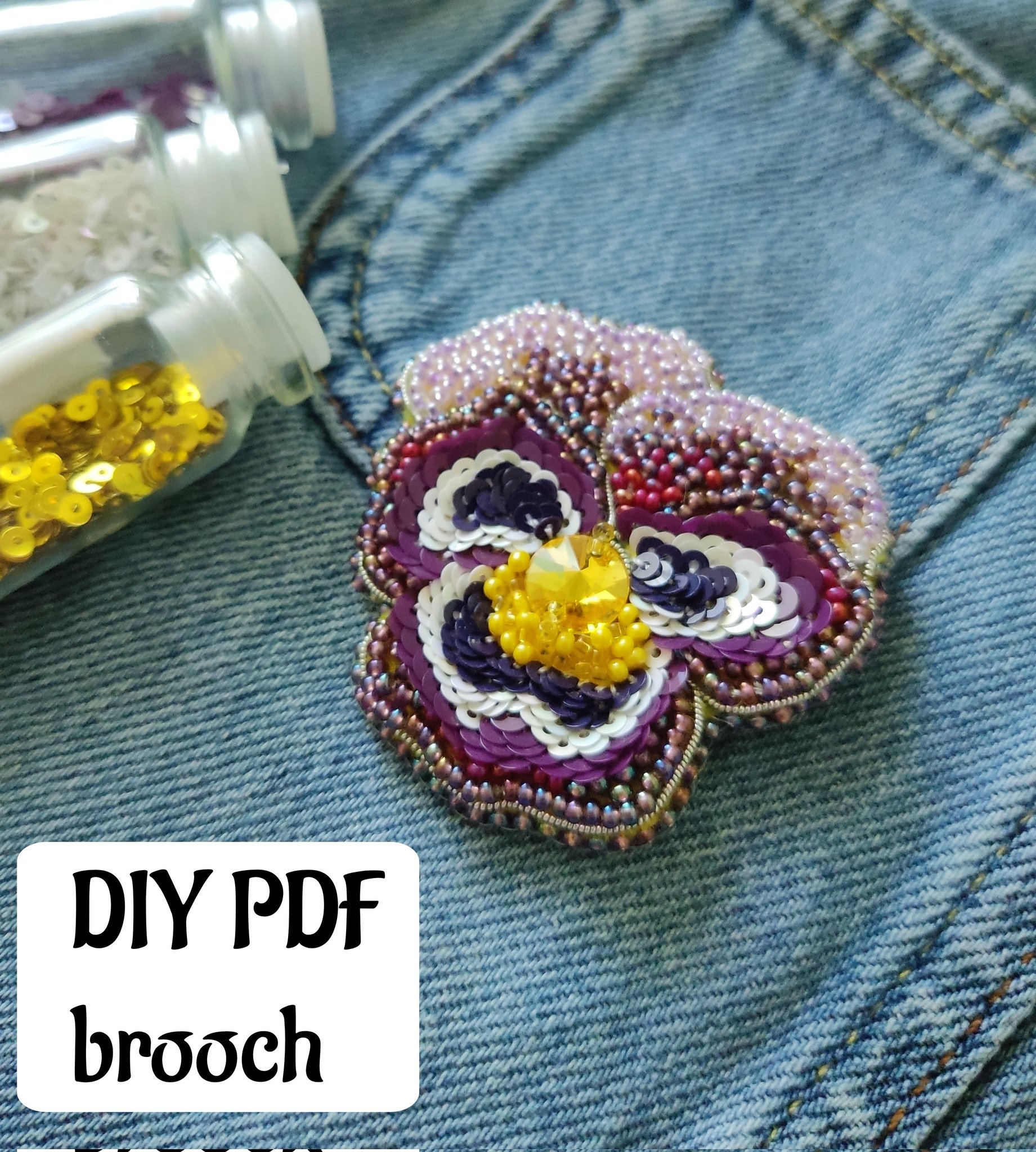 FLOWER BROOCH TUTORIAL 