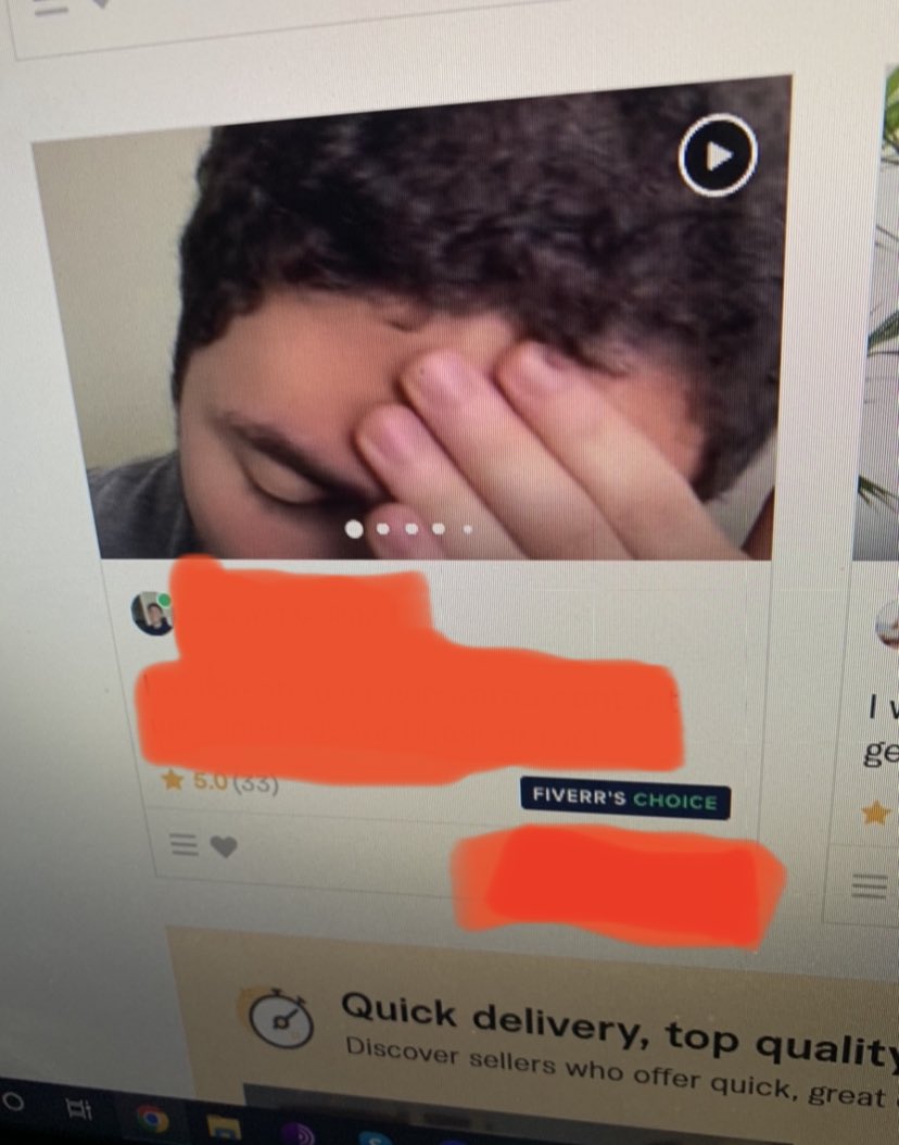 Damian_UGC's tweet photo. I made $2k profit on Fiverr in my first month of UGC and became Fiverr’s Choice! 

I made a document on how I did it! 

Just follow me, RT, and comment ‘I need’ and I will message you the doc! 

*(Have to be following me or I can’t send it) 

I’m new to the community! https://t.co/eZ4BeYl4vO