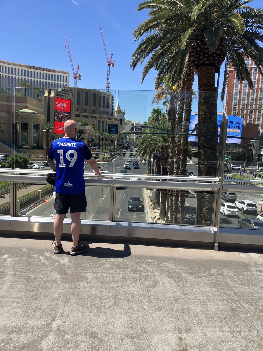 Win4Marine's tweet photo. Up The Blues from Vegas, baby #BCFC https://t.co/Ww7khQNu3F