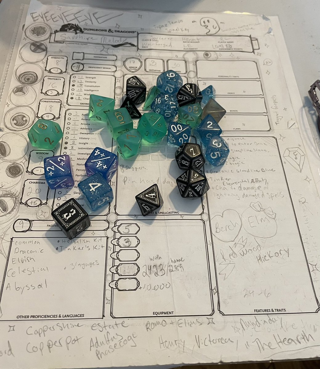 I don’t have enough dice…