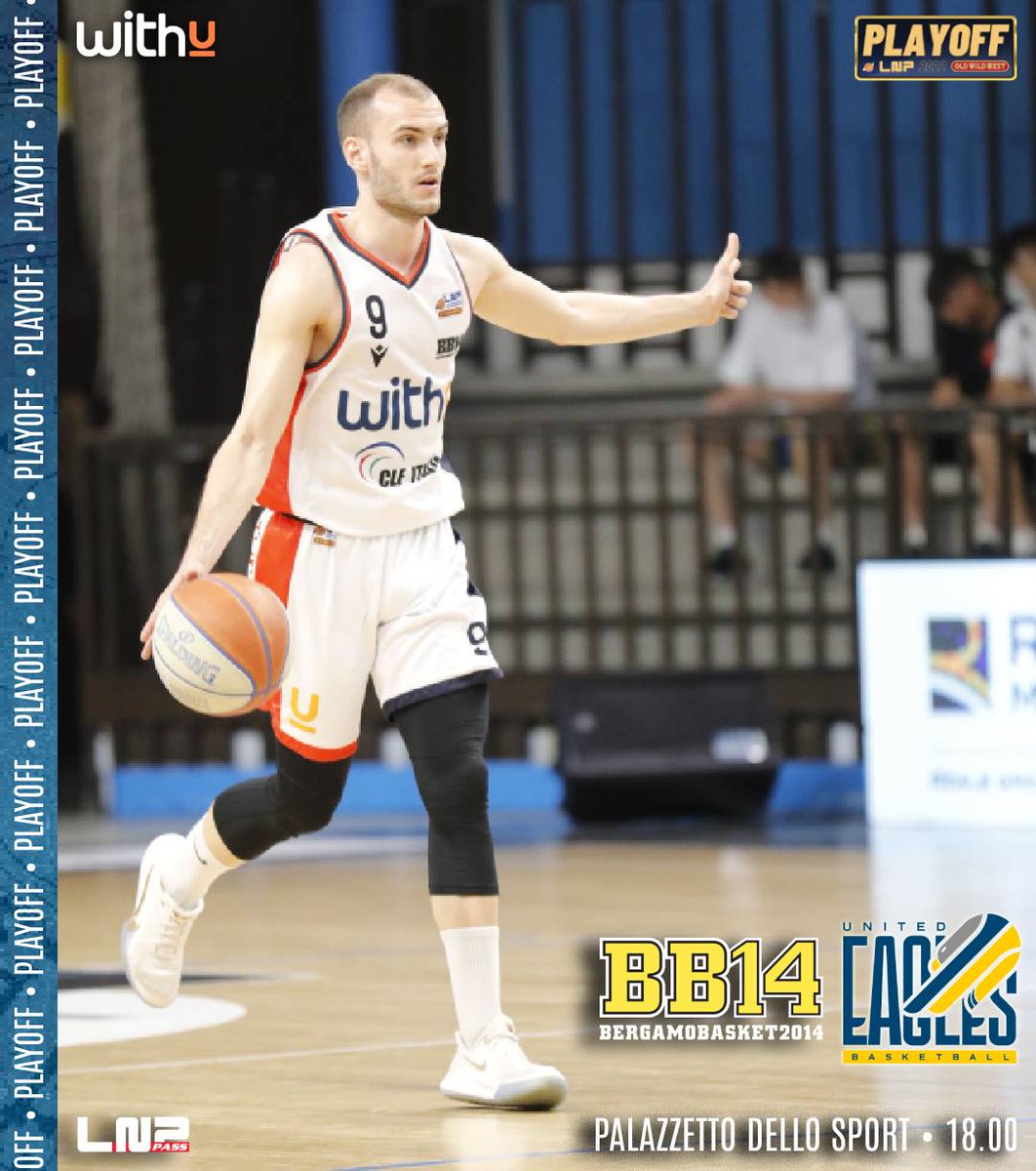 🙌 𝐀𝐍𝐃𝐈𝐀𝐌𝐎 𝐑𝐀𝐆𝐀𝐙𝐙𝐈!

📅 Domenica 5 giugno 2022
🏆 Play-Off Serie B Old Wild West • Semifinali • Gara-4
🆚 UEB Gesteco Cividale 
🕕 18.00
📍 Palazzetto dello Sport, Bergamo
🖥️ Diretta su LNP Pass
😷 Obbligo Mascherina FFP2

#AnimaBergamo #NoiSiamoBergamo <a href="/LNPSOCIAL/">Lega Nazionale Pall</a>