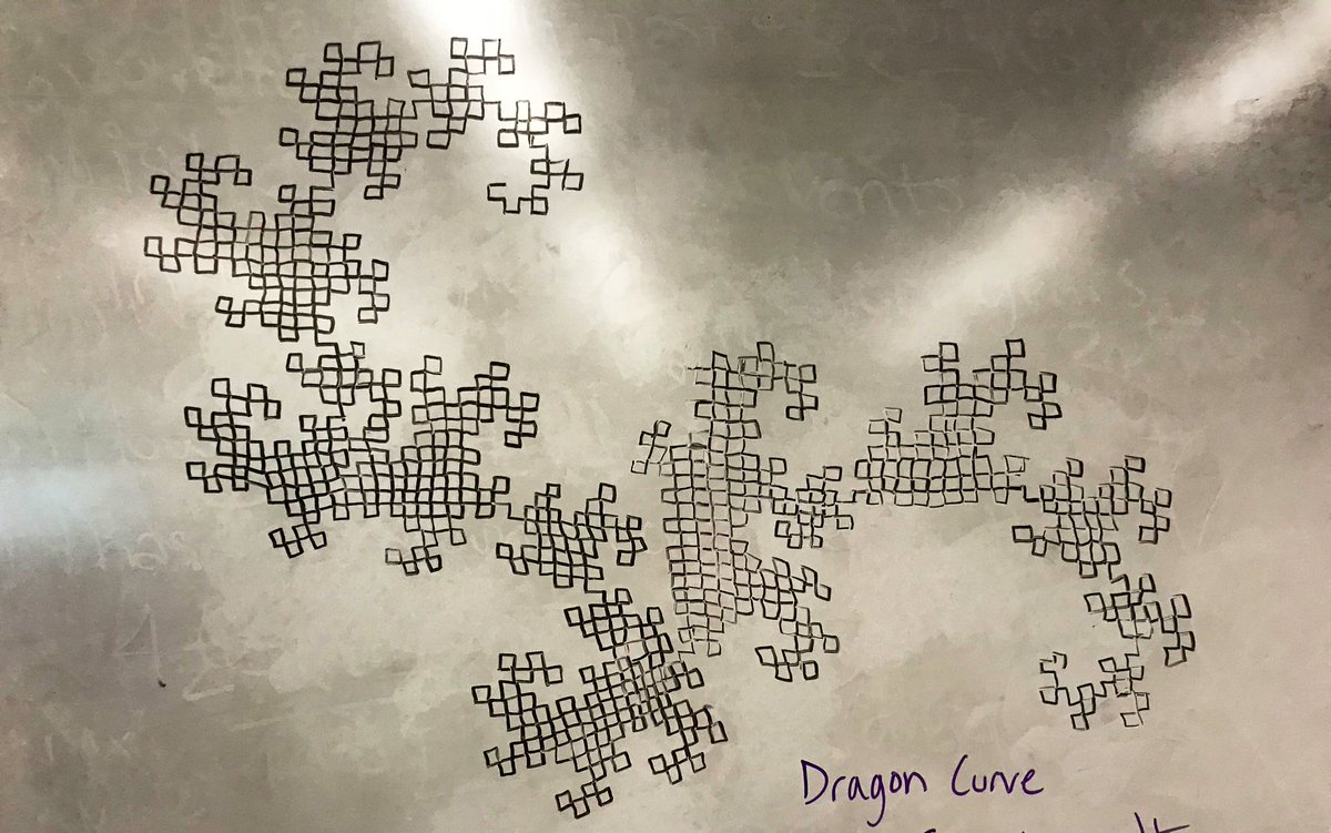 Check out this dragon curve created by one of my AP Physics students!