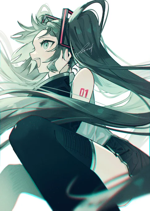 48日目 初音ミク(VOCALOID)

#100日チャレンジ #なかばの100日お絵描きチャレンジ 