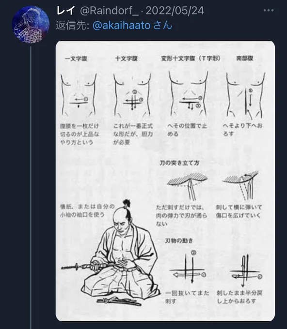 (送ってたな介錯リプ) 