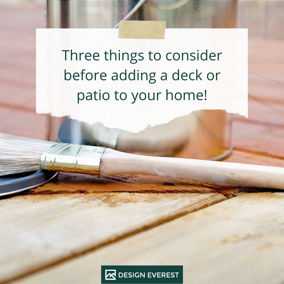 Design Everest on Twitter: "What to consider before adding a deck or patio  to your home Check the details here: https://t.co/OWWX1aDShW #redwood  #patio #deck #rearrange #relaxing https://t.co/jWM8MMcHJq" / Twitter