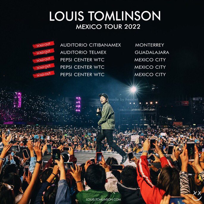 LTMexicoTour's tweet photo. 📣| DESPUES DE AÑOS DE ESPERA… ¡POR FIN!  EL PRIMER TOUR DE @Louis_Tomlinson LLEGA A NUESTRO QUERIDO MÉXICO🇲🇽 EN EXACTAMENTE UNA SEMANA! 
CON 5 SHOWS SOLD OUT, LOUIS SE PRESENTARÁ ANTE UNA AUDIENCIA DE CASI 40K PERSONAS!! https://t.co/5iiC2o39fc