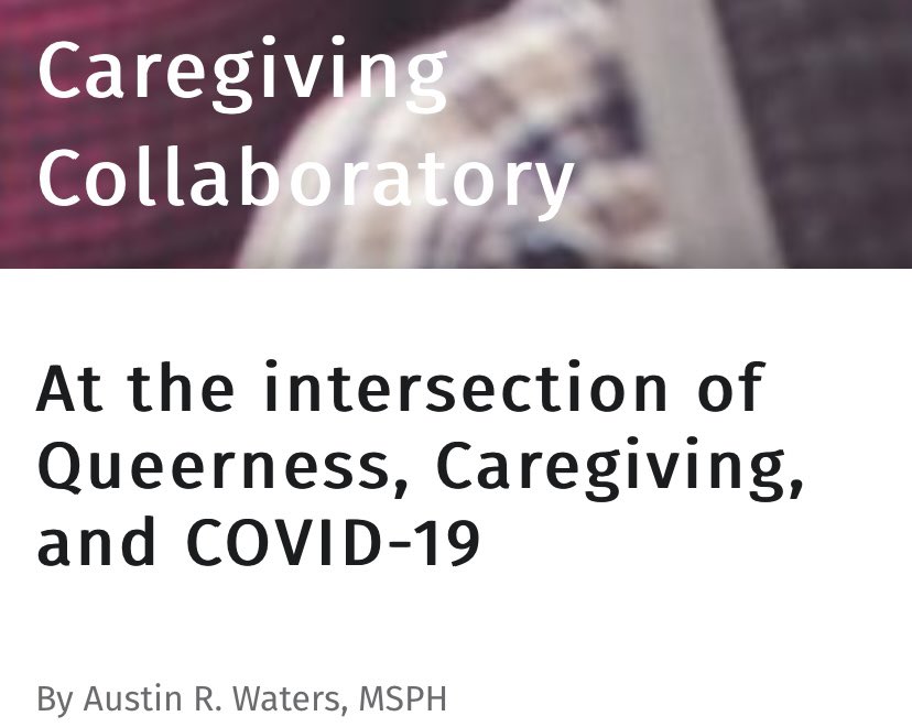 AustinH2O_'s tweet photo. Check out my 🌈 #PrideMonth 🦄 blog post as part of the Caregiving Collaboratory @KentCgCollab 

Take home point: “Cancer centers have been and are currently failing LGBTQ+ patients and their caregivers.”

https://t.co/rrZEvWOOwI https://t.co/mmjEvI50xW