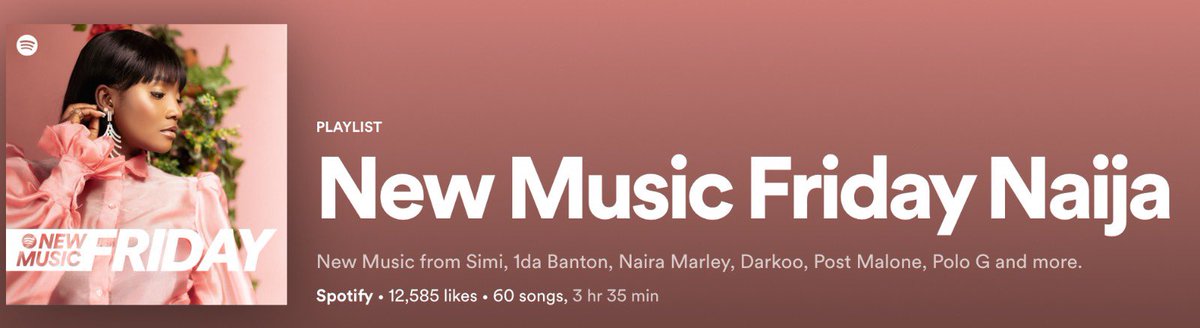 Love and thanks to the teams at <a href="/Spotify/">Spotify</a> <a href="/KeSpotify/">SpotifyKE</a> @SpotifyGh <a href="/SpotifyGhana/">Spotify Gh</a> <a href="/SpotifyNga/">Spotify Nigeria</a> for playlisting black man, super heartened by the response 🖤

#NewMusic #single #legacy