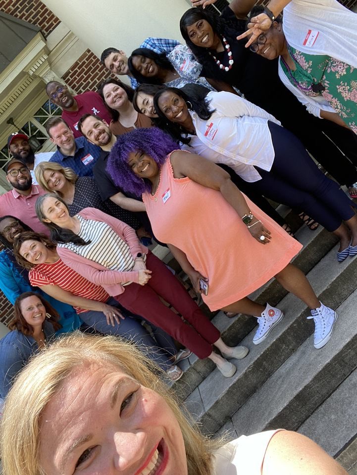 laurenm83's tweet photo. A goal months in the making—I’m in Tuscaloosa for the next few days and have finally gotten to meet my cohort in person! ❤️🐘 https://t.co/FCTNcZNDQb