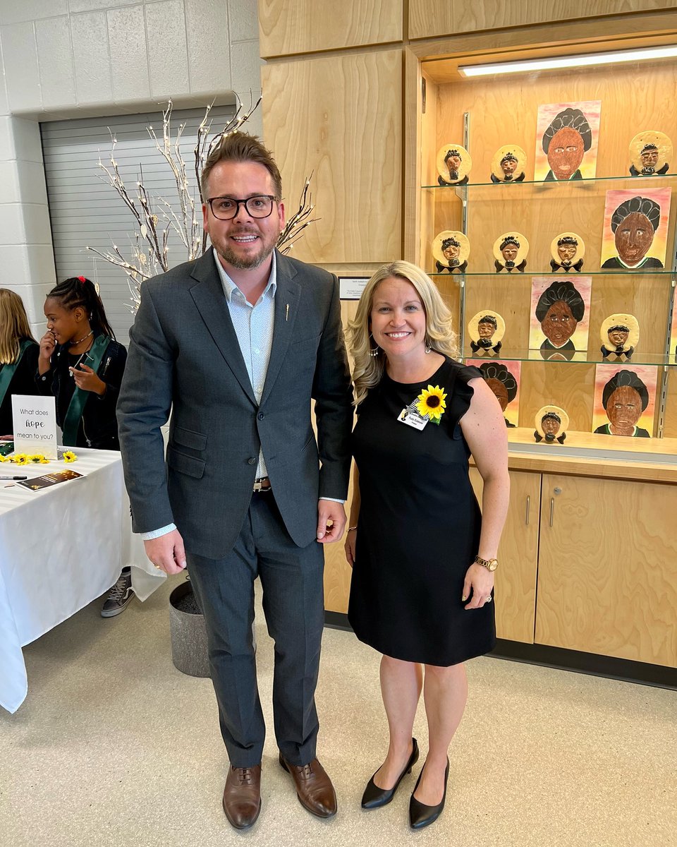 NACMilliken's tweet photo. It was great to meet Principal Robinson earlier this week at the blessing and dedication ceremony at @SJBakhita_CCSD. We have so many amazing teachers in Alberta’s education system. #ableg #abed https://t.co/fEuzvr11Fk