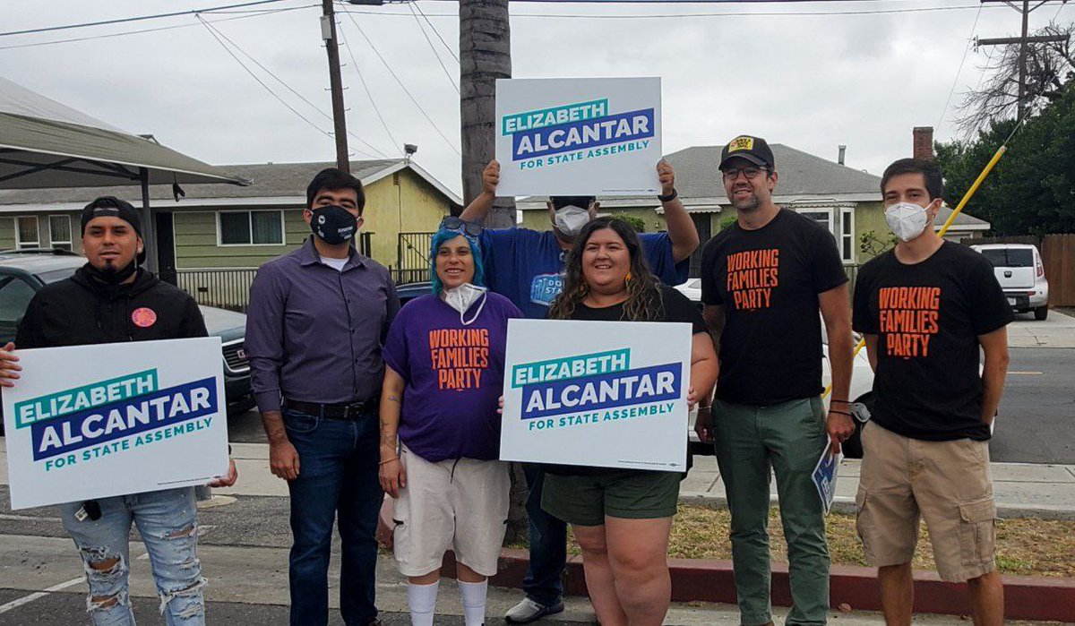 CA_WFP's tweet photo. Check out our LA volunteers &amp; @toddgrinnell 🤩 reppin WFP &amp; supporting @lizfromsela #GOTV https://t.co/9fwzvFo4kA