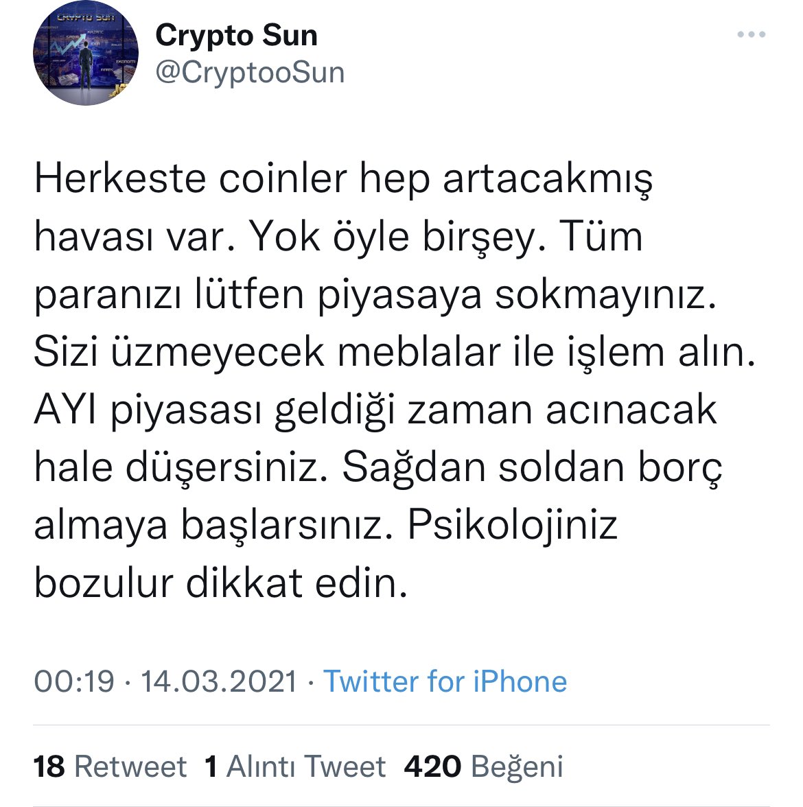 Crypto Sun Yedek Hesap tweet media