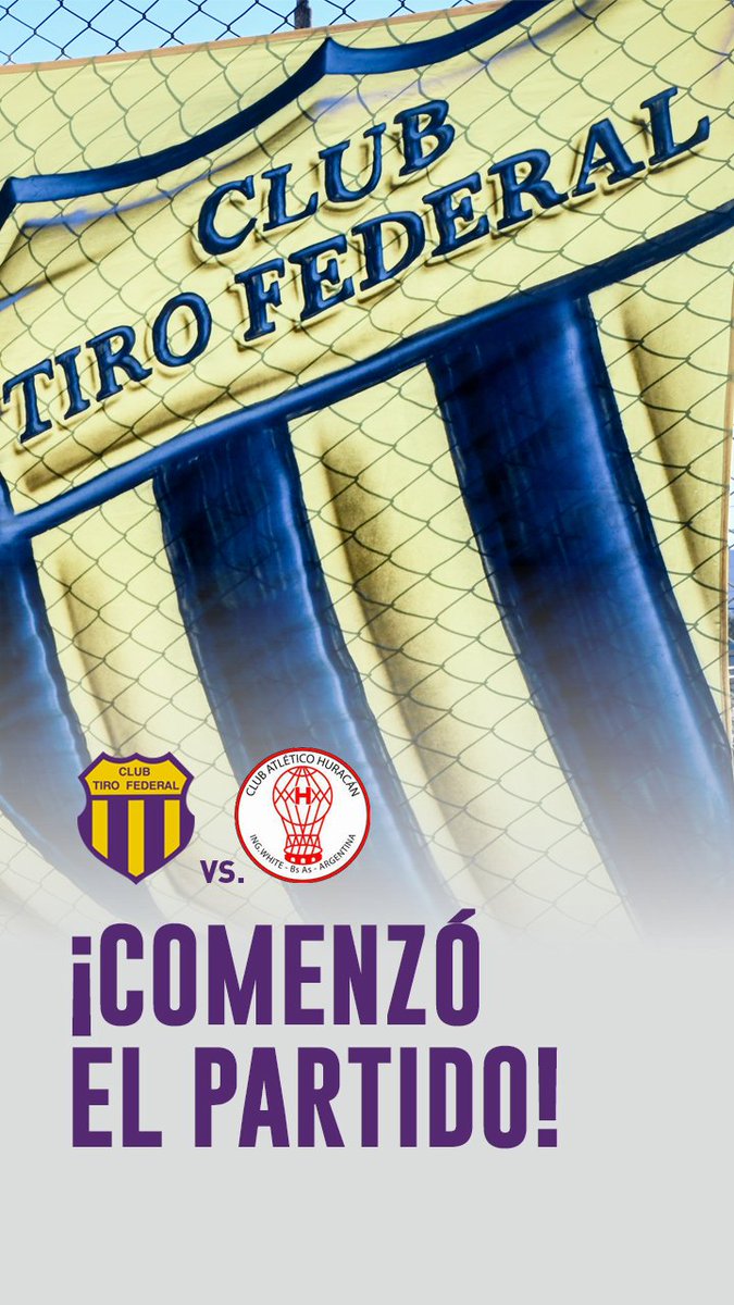 ClubTiro's tweet photo. #LigadelSur 🏆 | ⚽️ ¡Ya juegan #Tiro y Huracán en el Onofre Pirrone!
⠀⠀⠀⠀⠀⠀⠀⠀
#VamosTiro 💜💛💜
#SentidoDePertenencia https://t.co/EwG91gvs0b