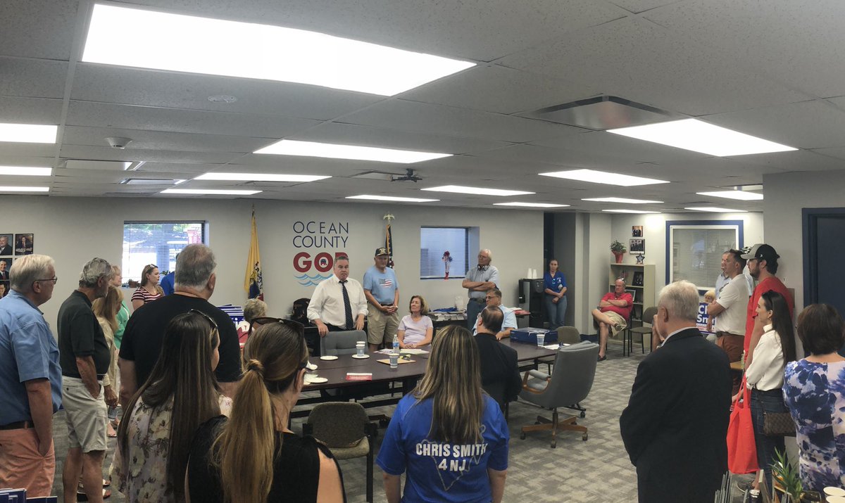 Tom Szymanski (@tomszymanski) on Twitter photo Great GOTV Phonebank & Door Launch w Congressman Chris Smith, Commissioners Haines & Kelly and Sheriff Mastronardy at <a href="/oceancountygop/">Ocean County GOP</a> HQ this morning.
Primary Day is this Tuesday. Vote early today or tomorrow or vote on Tuesday! 🗳 🇺🇸 Great GOTV Phonebank & Door Launch w Congressman Chris Smith, Commissioners Haines & Kelly and Sheriff Mastronardy at <a href="/oceancountygop/">Ocean County GOP</a> HQ this morning.
Primary Day is this Tuesday. Vote early today or tomorrow or vote on Tuesday! 🗳 🇺🇸