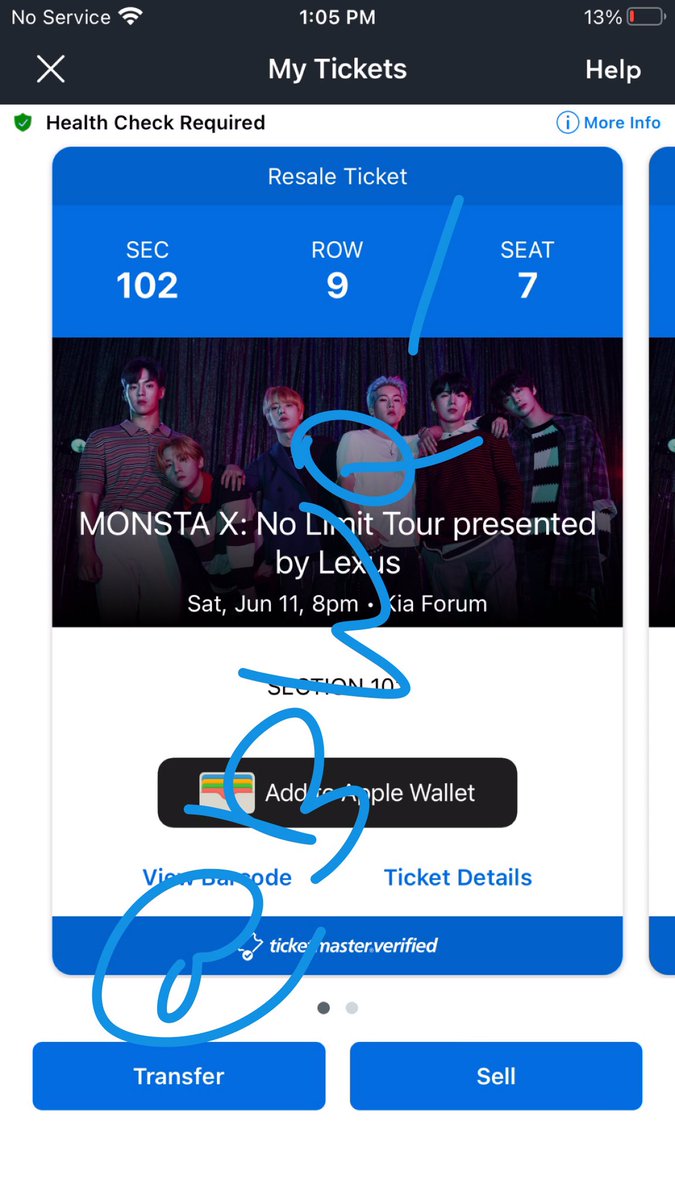 princessnaari's tweet photo. Selling 2 tickets to #MONSTAX in Inglewood at Kia Forum. 
Can be sold together or Separate!
SEC 102 ROW 9 SEAT 7 AND SEAT 8
$229 each 
DM for any questions or proof 
#NOLIMITUSTOUR #Monstaxtickets https://t.co/jLtF9xsbow
