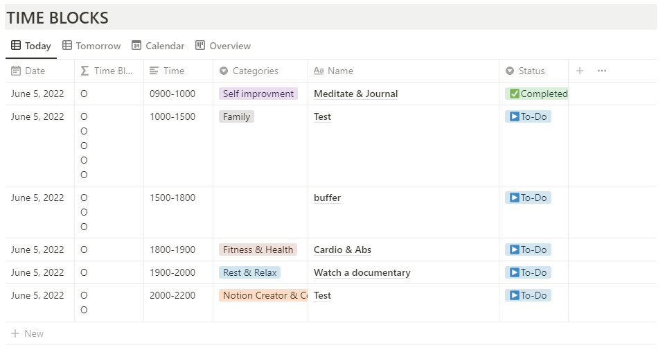 loeganraj1's tweet photo. I usually calendar block my days within Notion.
Currently working on a formula to make it look even better.
Does anyone else use Notion for calendar blocking? 🗓️
#notiontwt #calendarblock https://t.co/o3e1SsosqB