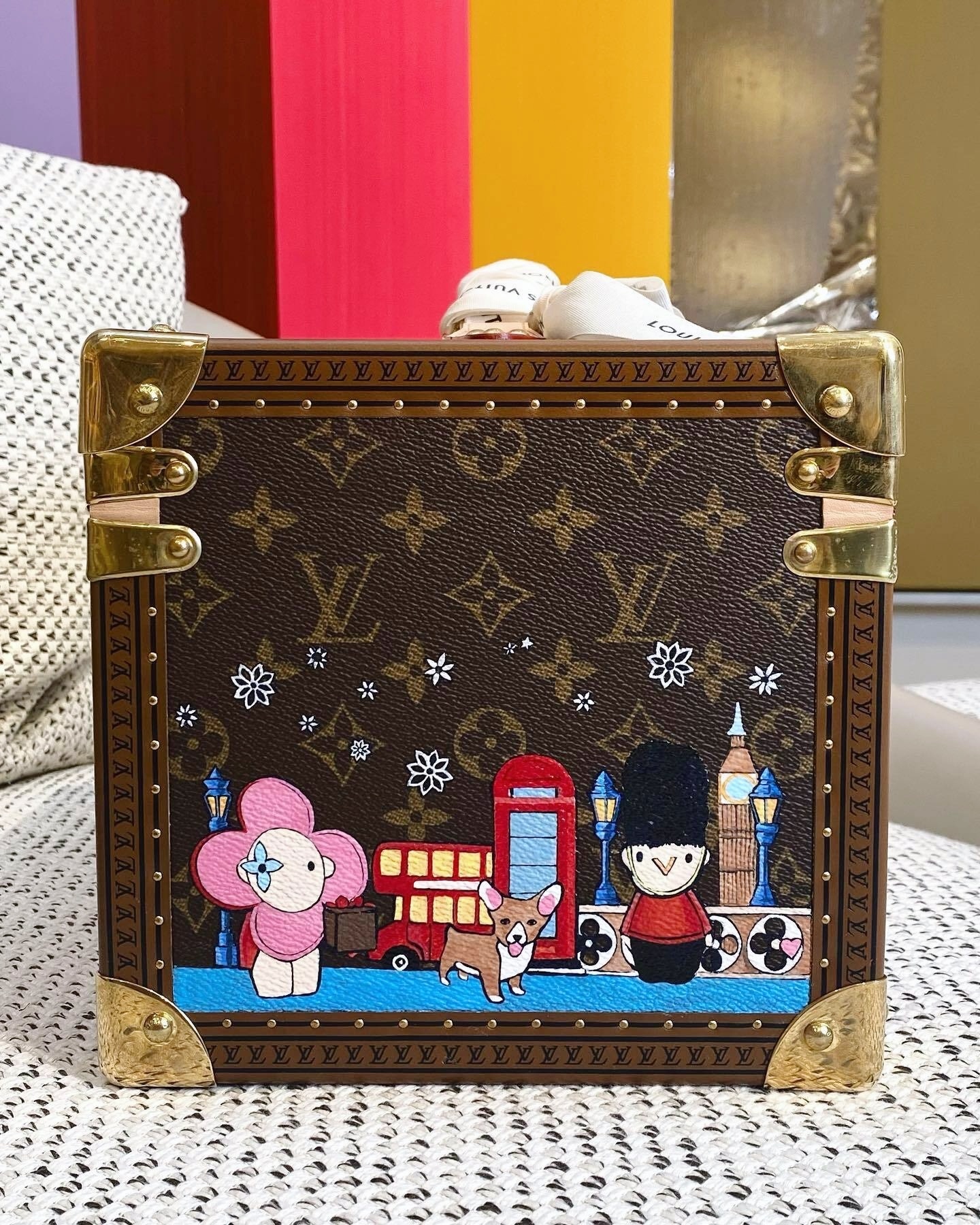 Louis Vuitton, Bags, Hand Painted Louis Vuitton Wallet