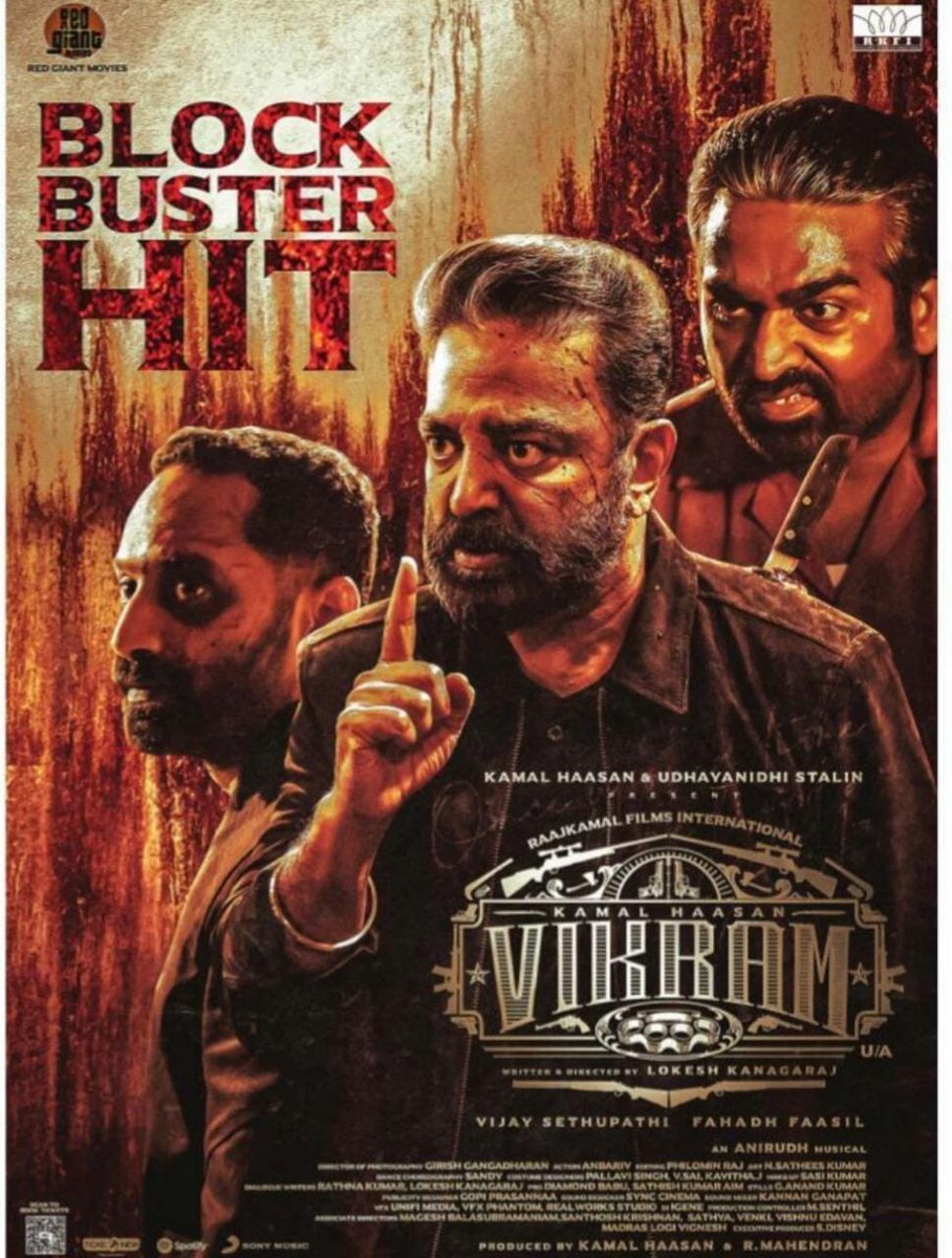 #Vikram Feast Of <a href="/ikamalhaasan/">Kamal Haasan</a>
Sir Fans.... 💥💥💥
நாயகன் மீண்டும் வர
எட்டு திக்கும் பயம்தானே 🔥
#VikramInSolamalai Back to Back Housefull Festival 😎 

Already Tomorrow All Show Almost Full
#Vikramforever🌍🔥

<a href="/RKFI/">Raaj Kamal Films International</a> <a href="/anirudhofficial/">Anirudh Ravichander</a> <a href="/Dir_Lokesh/">Lokesh Kanagaraj</a> <a href="/RedGiantMovies_/">Red Giant Movies</a>