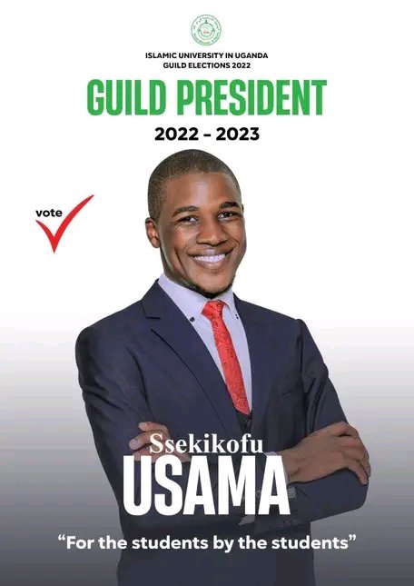 The students of IUIU Main Campus have elected Ssekikofu Usama as their Guild President for the 22/23 academic year. 

Usama, a second year student pursuing a Bachelor of Education  has defeated two others during elections held today. 

Congratulations !!!