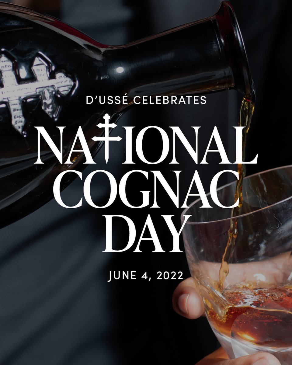 DusseCognac's tweet photo. Raise a glass of D'USSÉ in honor of #NationalCognacDay! https://t.co/ou4caA8267