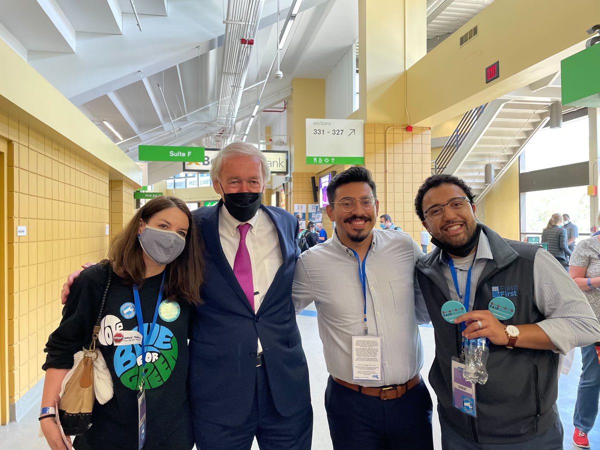 We’re at the <a href="/massdems/">MA Democratic Party</a> convention in Worcester right now with noted Fair Share supporter <a href="/edmarkey/">Ed Markey</a>!