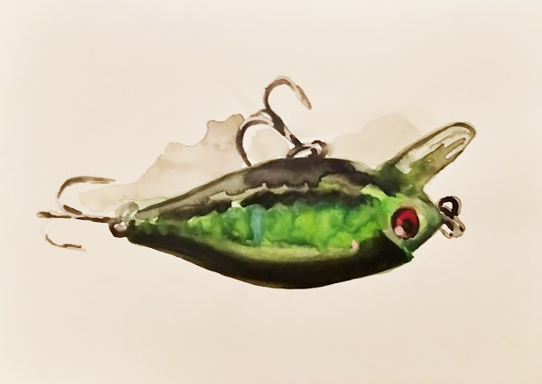 Day 1 of the #ArtChallenge by 
<a href="/CrocodilePower/">CrocodilePower</a> to post my work for 10 days &amp;nominate another artist daily to do the same.First i nominate my sweet husband <a href="/yetkingulmen/">yetkin gulmen🌱</a> (Familt first😂)

Let s get start🔥

(I hope I can continue for ten days☺️)

First piece is "Crankbait"