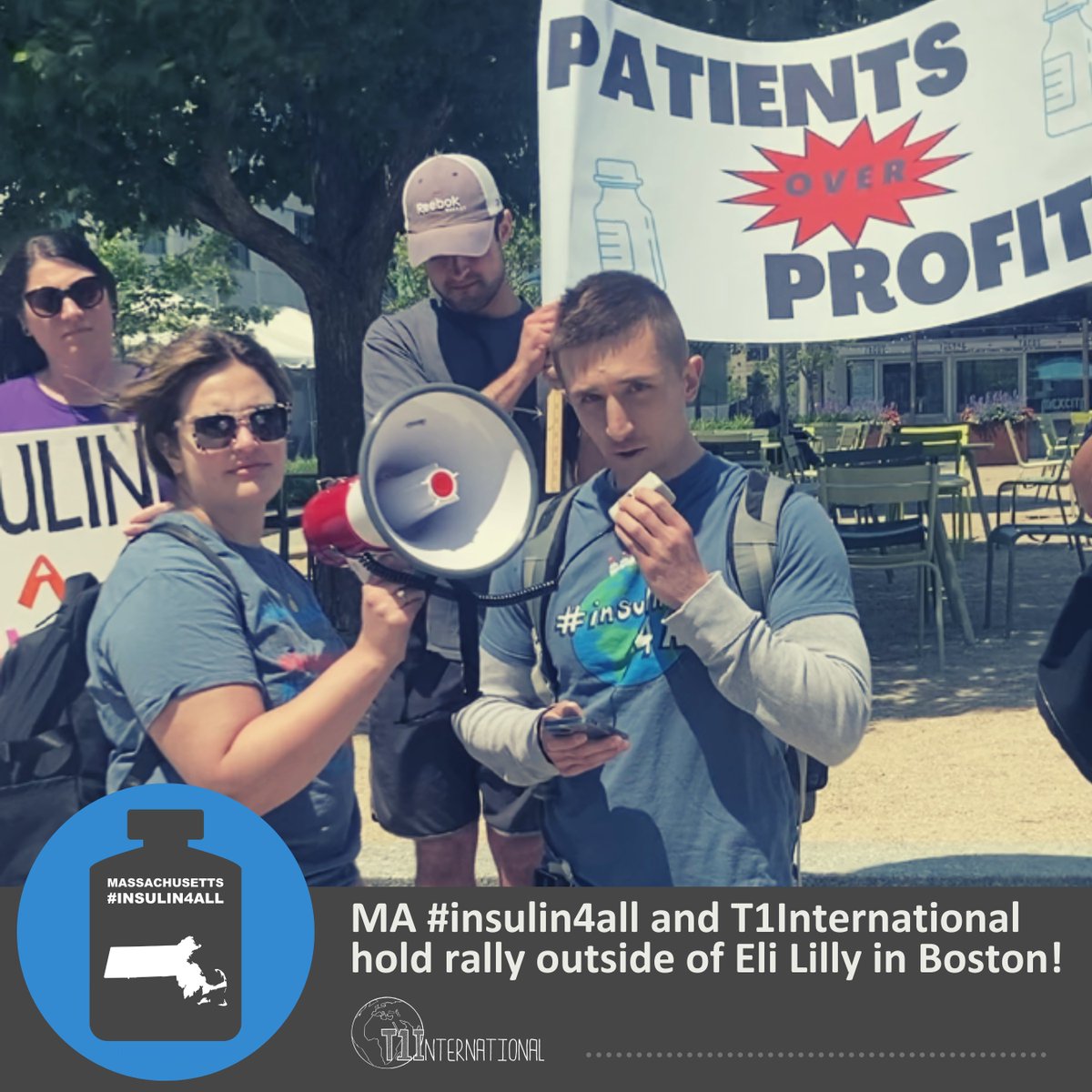 This past Tuesday, Massachusetts #insulin4all held a rally outside of Eli Lilly demanding the price of insulin be lowered NOW.

Advocates from all over New England took part in a powerful display of solidarity. Stay tuned for more!