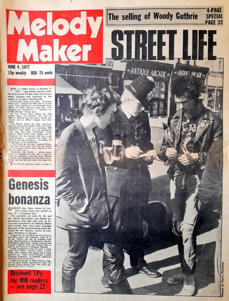 Graeme Wood On Twitter From June 1977 Melody Maker Weekly Features Silver Jubilee The Sex