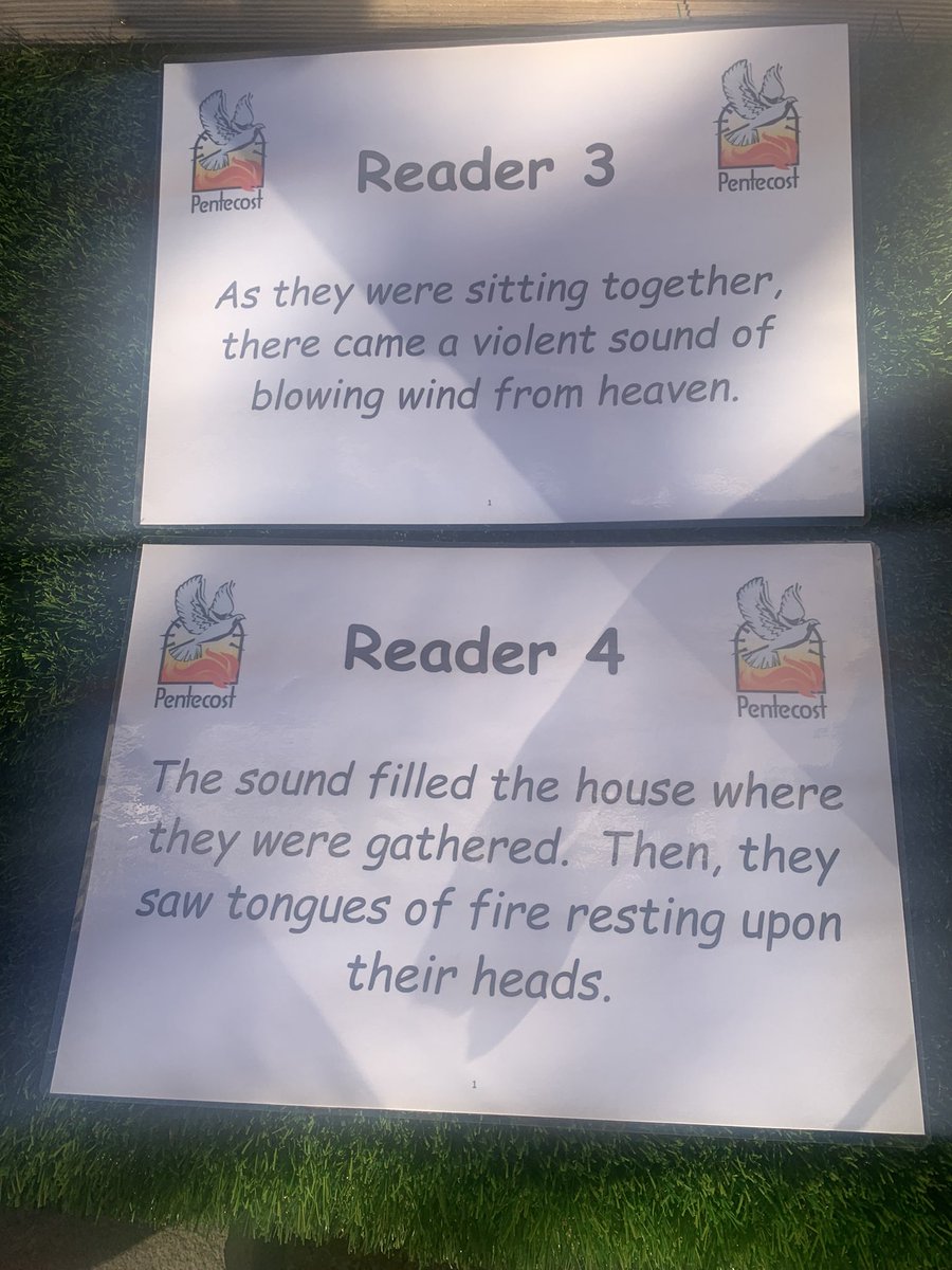 StDavidsParish's tweet photo. The children told the story of Pentecost tonight at their Liturgy. They read it beautifully.. @StDavids4 @Lornapaterson28 @Faith03040897 @Louisewhomes https://t.co/qs9Bhrm4xb