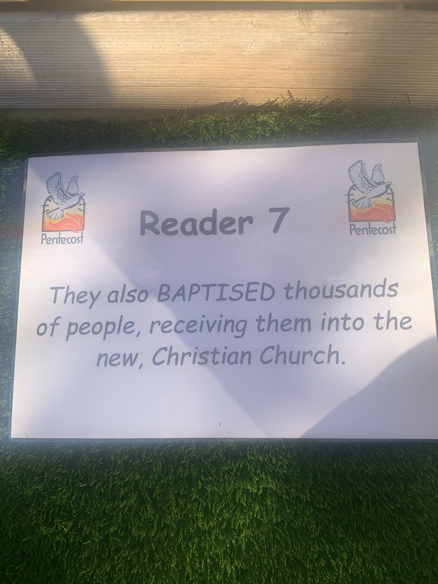 The children told the story of Pentecost tonight at their Liturgy. They read it beautifully.. <a href="/StDavids4/">St David's PS & NC</a> <a href="/Lornapaterson28/">Lorna paterson</a> @Faith03040897 <a href="/Louisewhomes/">Louise Whomes</a>